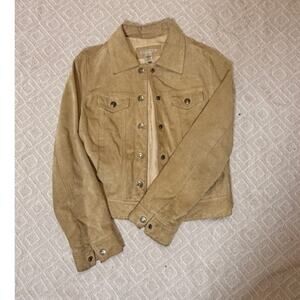 Vintage RUBBISH Leather Suede Jacket Size M (can fit small)